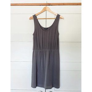 Madewell Broadway & Broome 100% Silk Gray Dress